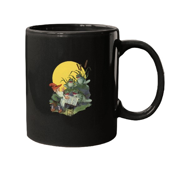 Frog Pet Amazing Singing Frogs Cottagecore Floral Aesthetic Mugs