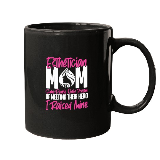 Cute Licensed Esthetician Skincare Beautician Mom Daughter Mugs
