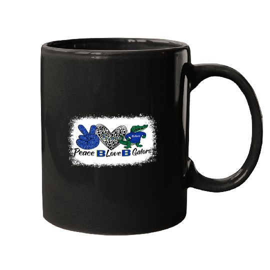 Alligator Pet Peace Love Gators Cute Costume Crocodile Lover Mugs