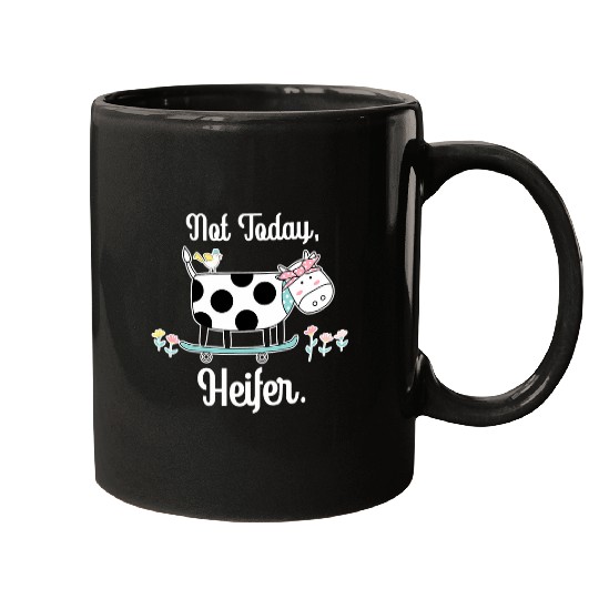 Cow Pet Not Today Heifer 8 Mugs