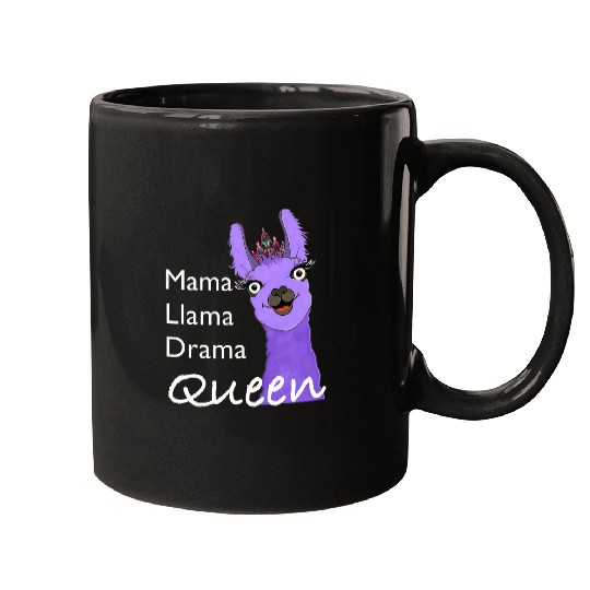Llama Pet design mama llama drama queen Mugs
