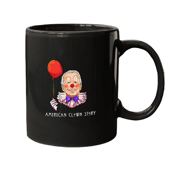 Joe Biden Horror American Clown Story Halloween Costume Mugs