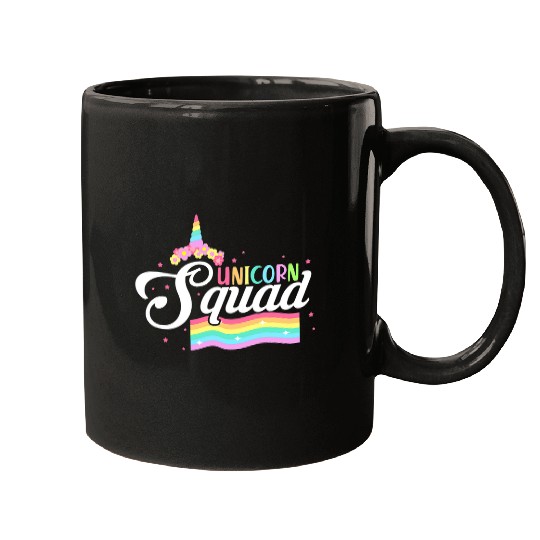Unicorn Pet Squad Rainbow Mugs