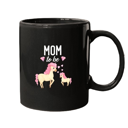 Unicorn Pet Mom To Be Unicorn Baby Shower Girl Mugs
