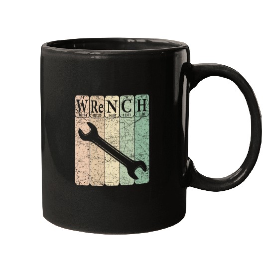 Wrench Periodic Table Elements Mechanic Handyman 22 Mugs