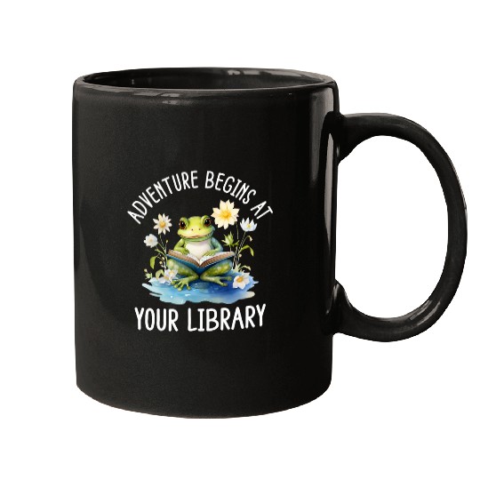 Book Fun Adventure Begins At Your Library Summer Reading Program 04 3 Mugs