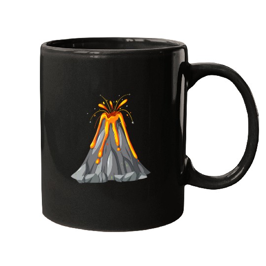 Erupting Volcano Ash Geology Geologist Magma Volcano Lover 22 Mugs
