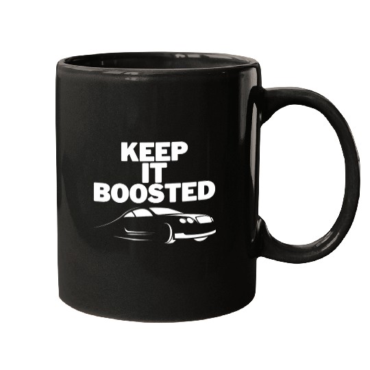 Keep It Boosted Funny Engine Mechanic Car Truck Guy Repair Mugs