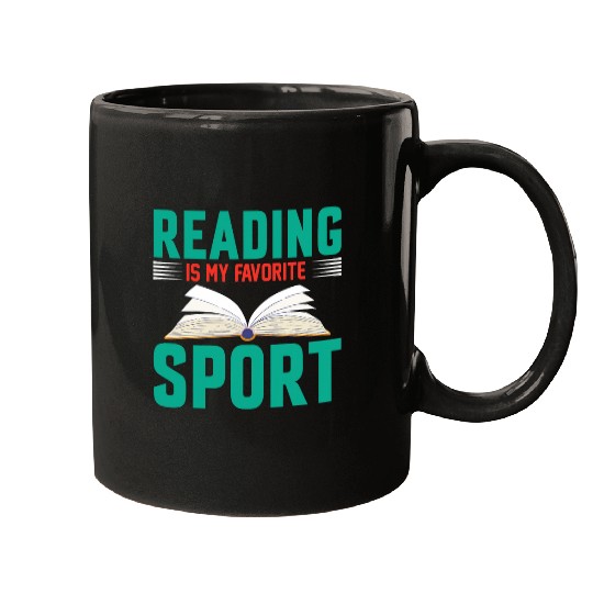 Book Fun Reading is My Favorite Sport The Bookworm Olympics Mugs