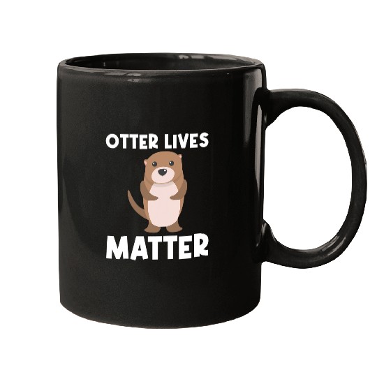Otter Pet For Men Women Aquatic Pup Weasel River Animal 7 Mugs