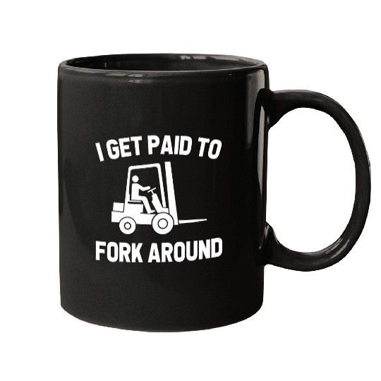 Forklift Fun Design For Men Women Forklift Operator Driver Mugs