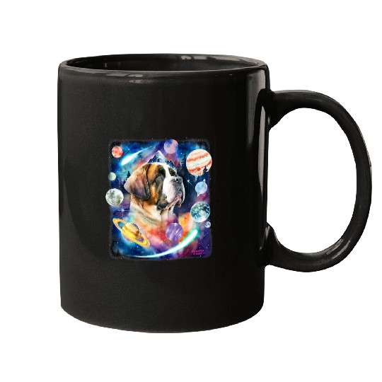 Saint Bernard Pet Epic St Bernard Big Dog s Doggy Mom Dad Mugs