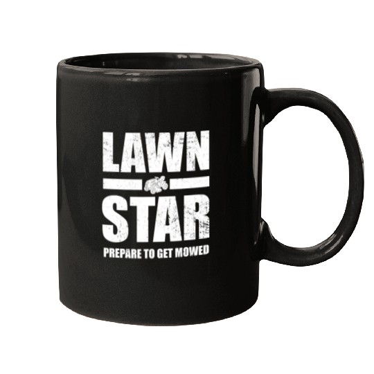 Lawn Mower Fun Corn Star Yard Work Lawn Tractor Mugs