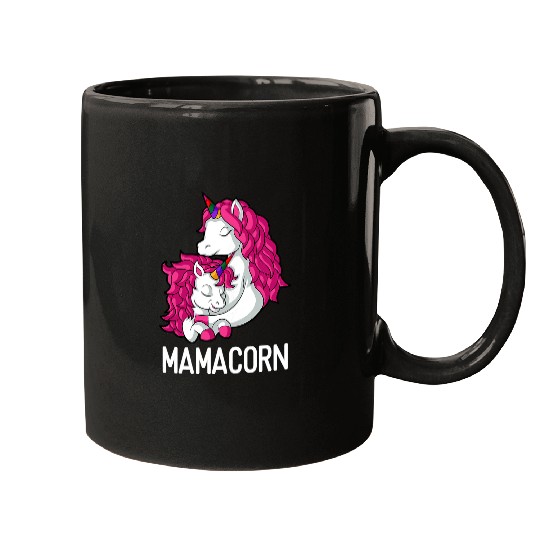 Unicorn Pet Mothers Day Mamacorn Mother Daughter Mum Mugs