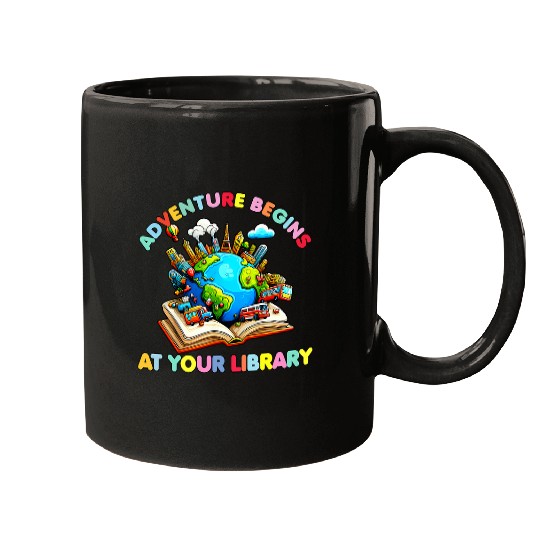 Book Fun Adventure Begins At Your Library Summer Reading 04 Earth Mugs