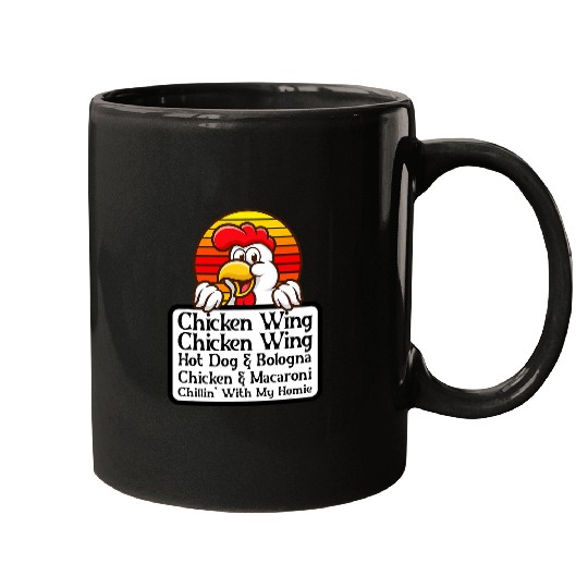 Chicken Pet Wing Chicken Wing Hotdog and Bologna  For Kids 32 Mugs