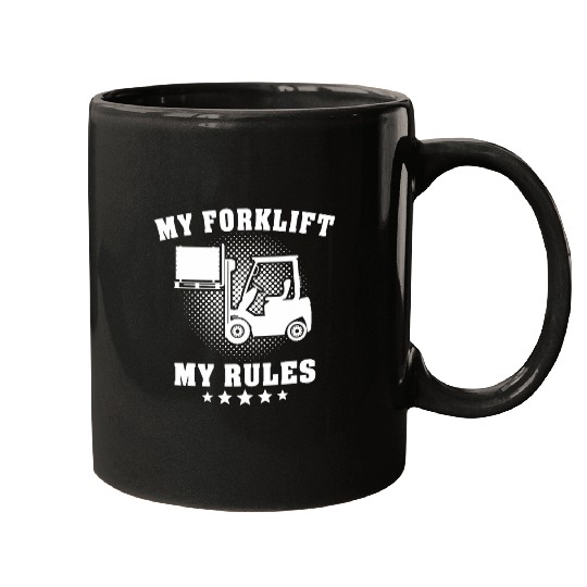 Forklift Fun Driver Forklift Operator 8 Mugs