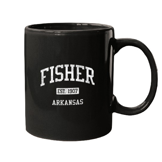Fishing Fun Arkansas AR JS04 vintages Athletic Sports Mugs