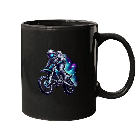 Astronaut Job Motocross Dirt Bike Astro Astronaut Enduro Boys Men Kids Mugs