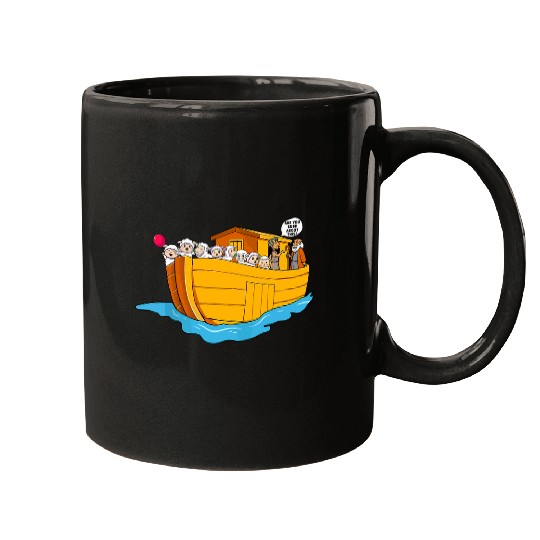 Sheep Pet Noah Ark Boat Sheep Religious Christian Sheep Lovers Mugs