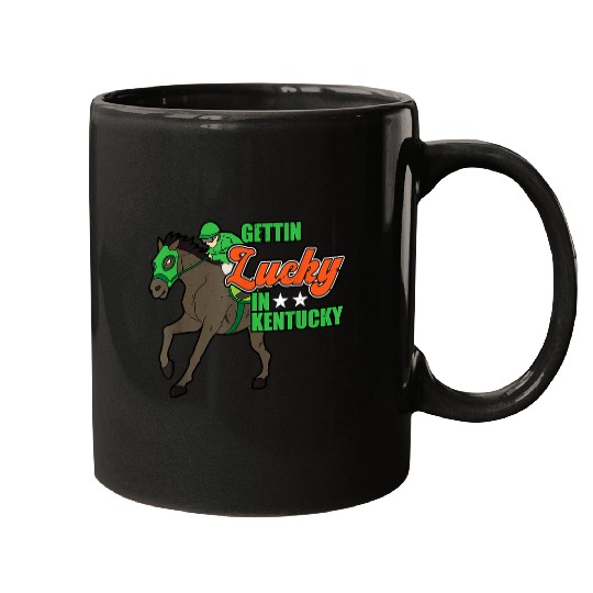 Horse Pet vintages Getting Lucky In Kentucky Funny Horse Racing Lover Mugs