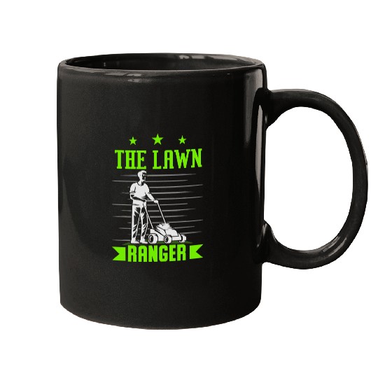 Lawn Mower Fun Humor Landscaper Janitor Mugs