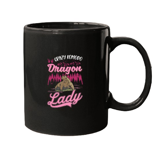 Komodo Pet crazys Komodo Dragon Lady Monitor Lizard Girl 02 Mugs
