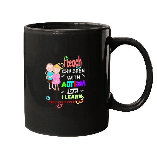 Autism Puzzle Special Ed SPED Teacher Teach Cool Mugs