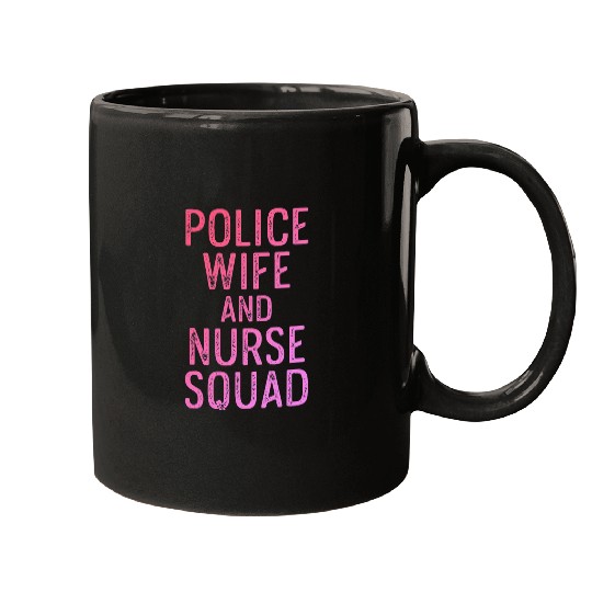 nurses Job Police Wife nurses Life RN Mom Mugs