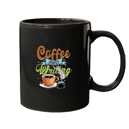 Book Fun Writer Author Book Literature Coffee And Writing Mugs