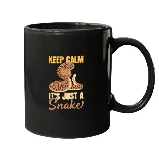 Python Pet Keep Calm Its Just A Snake Python Viper Snake Mugs