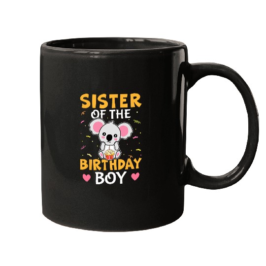 Koala Pet Sister Of The Birthday Boy Koala Bear For Girls Mugs