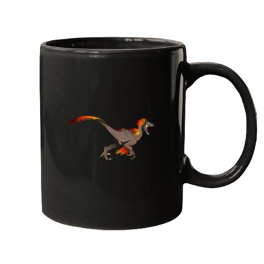 Dinosaur Pet Velociraptor Feathered Raptor Dinosaur Classic Mugs
