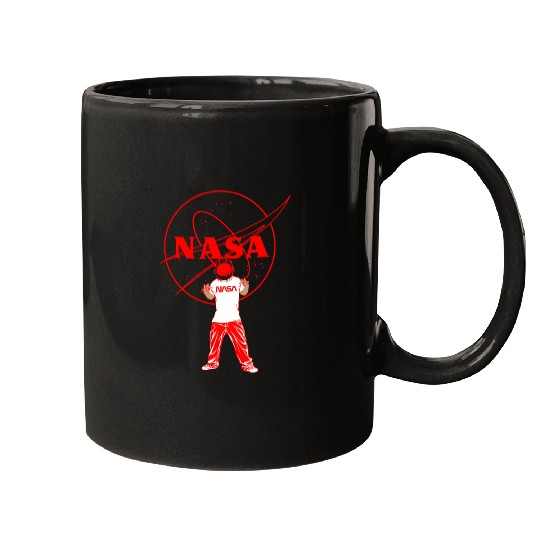 Astronaut Job NASA Astronaut Cool Insignia Worm 02 Mugs