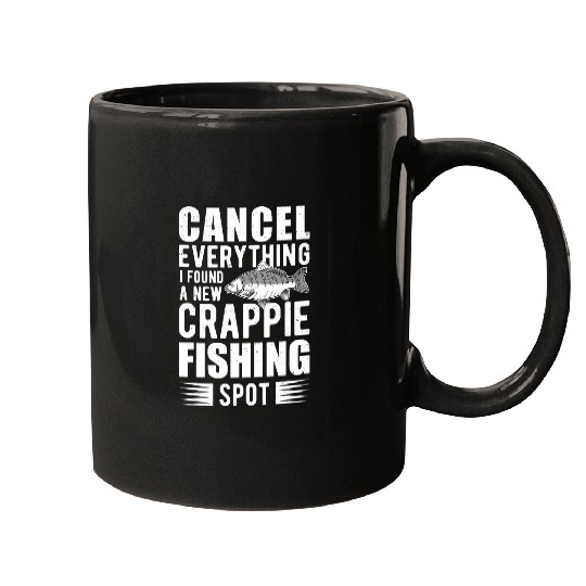 Fishing Fun Crappie Fishing Net Rod and Reel Combo Crappie Mugs