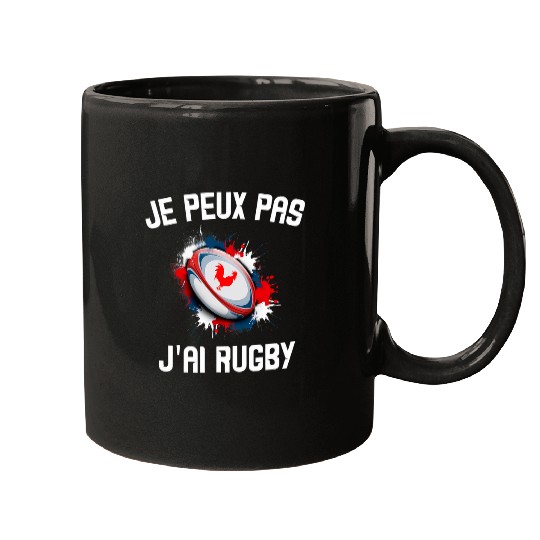 Sport Rugby Je Peux Pas Jai Rugby France Rugby XV de France Mugs
