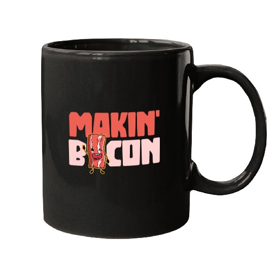 Pig Pet Makin Bacon Funny Pig BBQ Grilling Meat Lovers Gifts Mugs