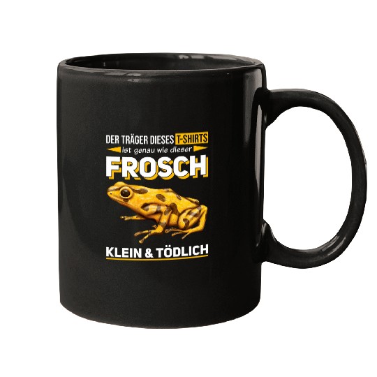 Frog Pet Colour Frog Tree Climber Frog Funny Arrow Poison Frog 5 Mugs