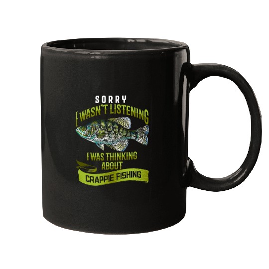 Fishing Fun Crappie Fishing Hobby For Fisherman Angler Fish Lover9 Mugs