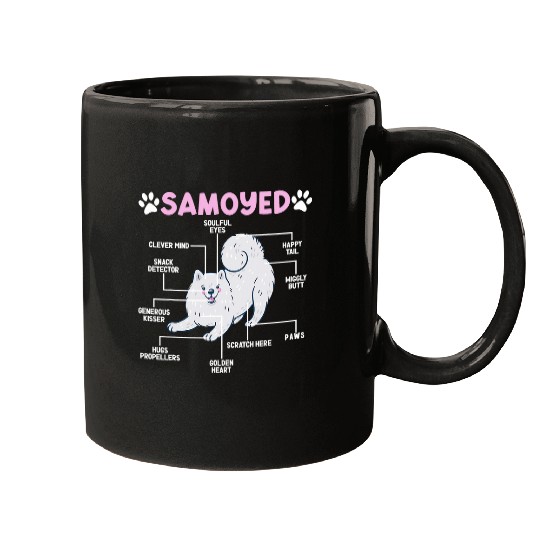 Samoyed Pet Dog Samoyed Lover Samoyed Owner Mugs