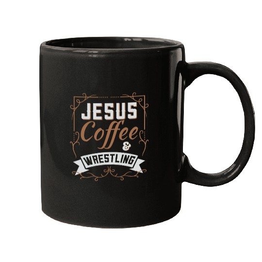 Sport Wrestling Jesus Coffee Wrestling For Jesus And Wrestling Lovers Mugs