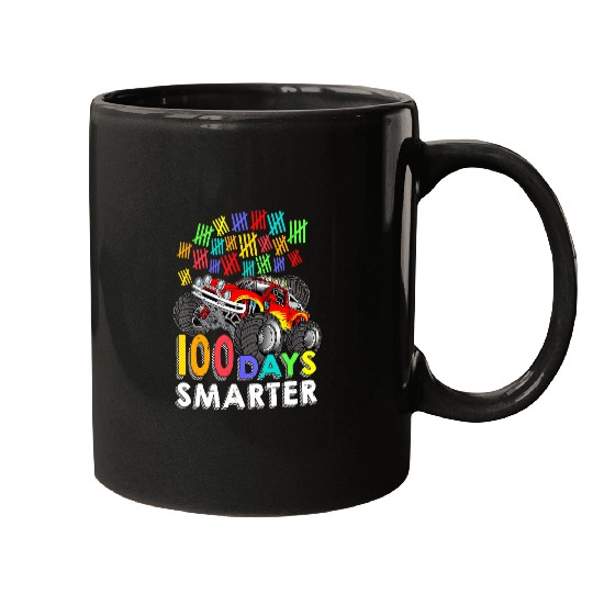 Dinosaur Pet i crushed 100 days of school dinosaur monster truck boys Mugs