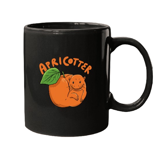 Otter Pet Otters Animal Food Apricot Fruit Apricotter Mugs