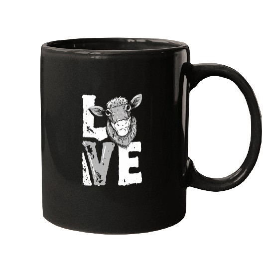 Sheep Pet Farmer Lamb Wool Farm Love Mugs