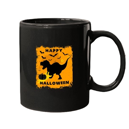 Dinosaur Pet Halloween s for Kids Dinosaur T rexs Pumpkin 1 Mugs