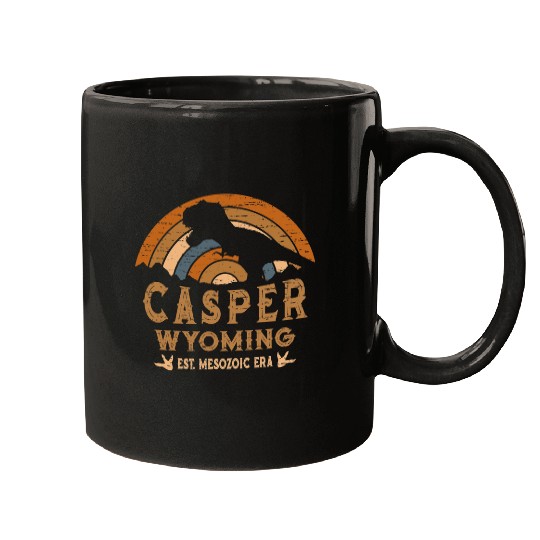 Dinosaur Pet Casper Wyoming WY Dino Dinosaur Paleontology TRex Mugs