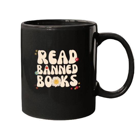 Book Fun Bibliophile Book Nerd I Read Banned Books Reader Bookworm 1 Mugs
