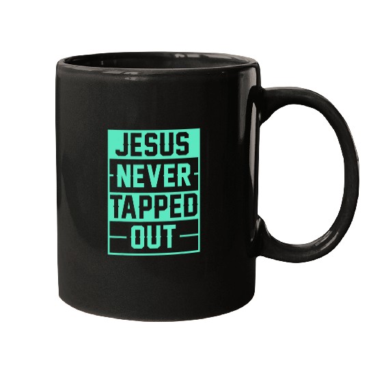 Sport Wrestling Jesus Never Tapped Out For Jesus And Wrestling Lovers Mugs