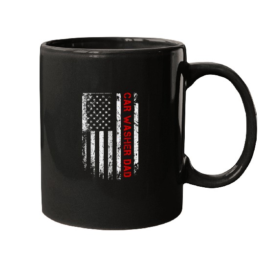 Car Washer Dad Auto Detailing Garage Mechanic Carguy Mugs