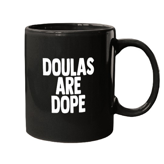 Doulas Are Dope Doula Black Midwife Labor Birth Pregnancy Mugs